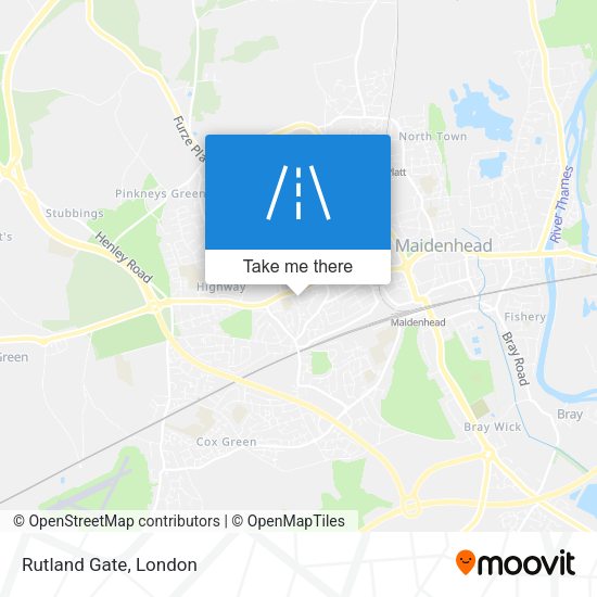Rutland Gate map