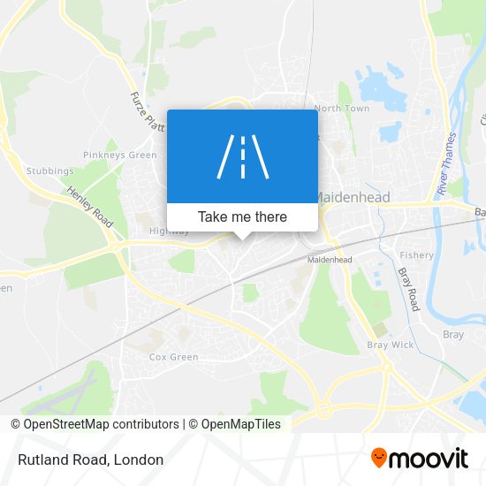 Rutland Road map