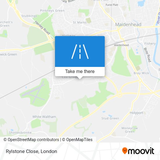 Rylstone Close map