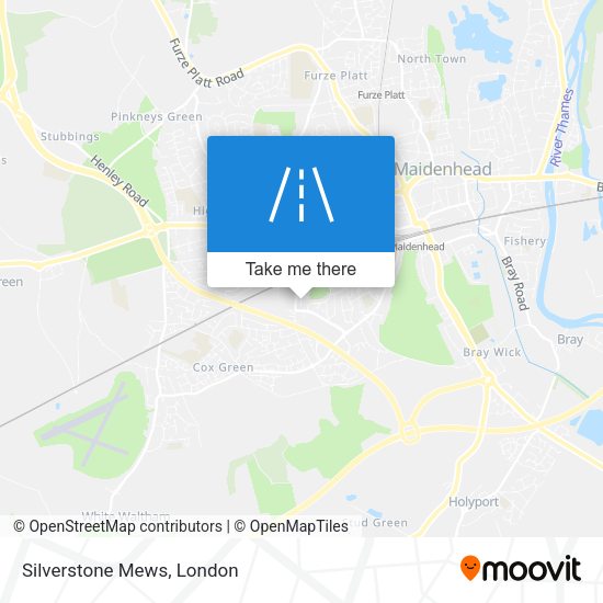Silverstone Mews map