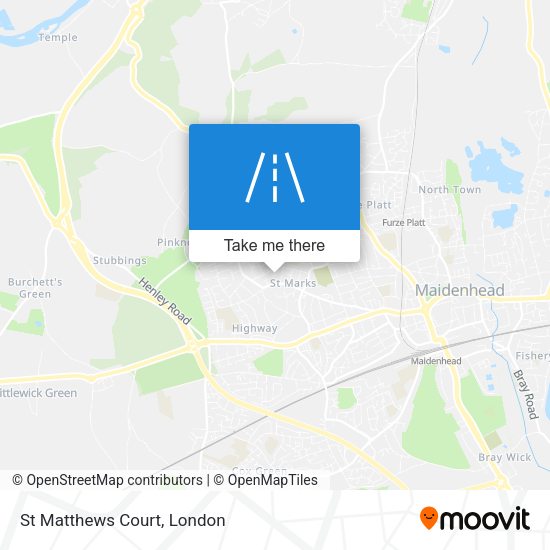 St Matthews Court map