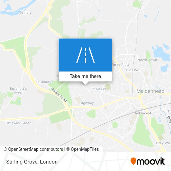 Stirling Grove map