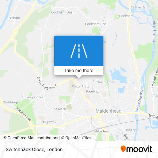 Switchback Close map