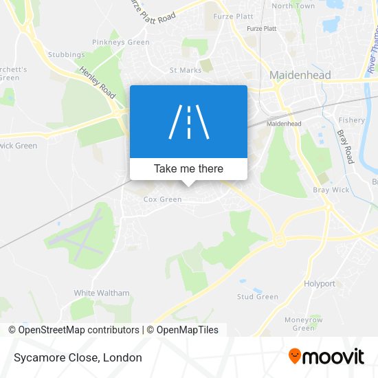Sycamore Close map