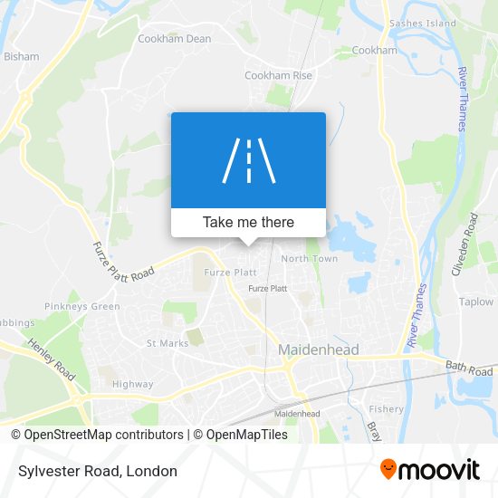 Sylvester Road map