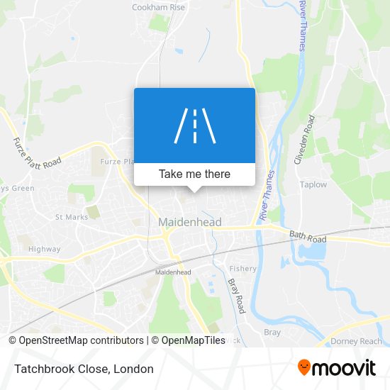 Tatchbrook Close map