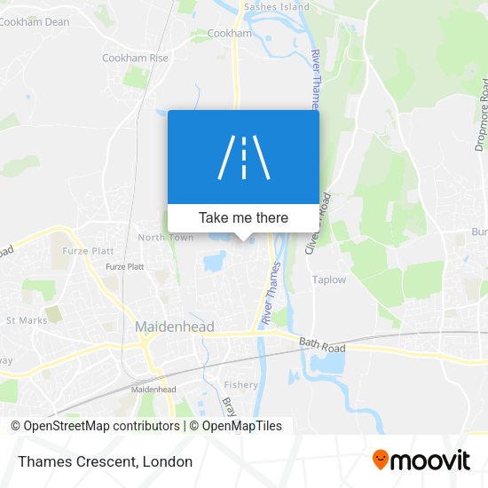 Thames Crescent map