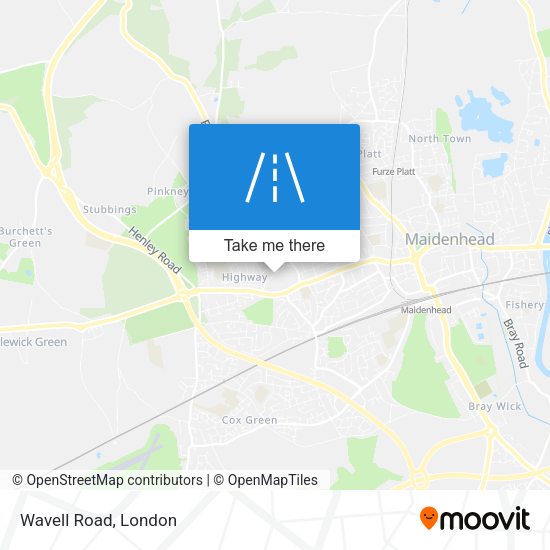 Wavell Road map