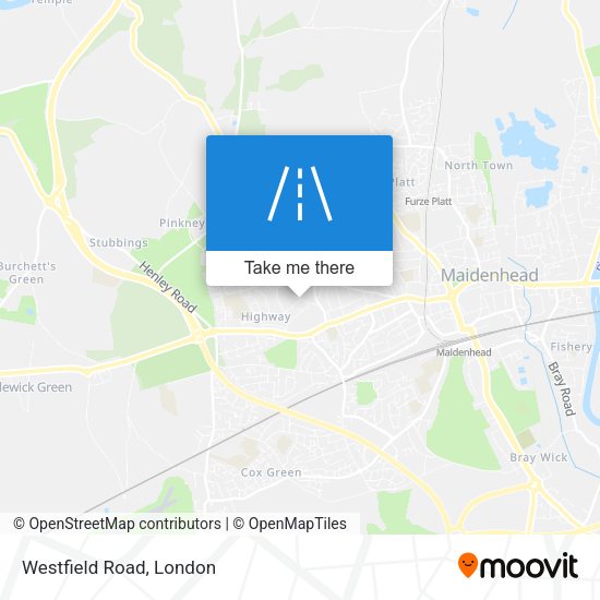 Westfield Road map
