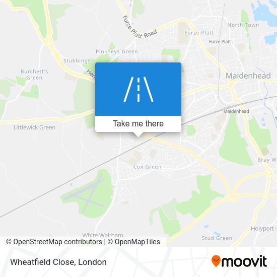 Wheatfield Close map