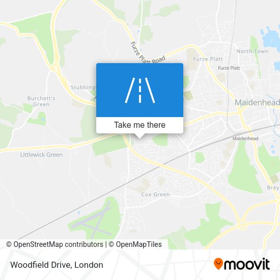 Woodfield Drive map