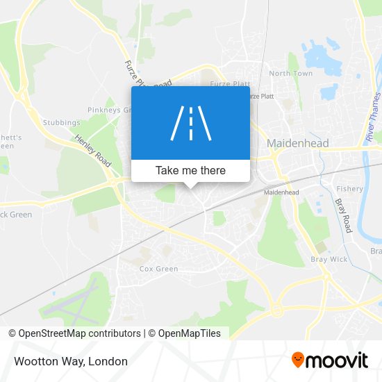 Wootton Way map