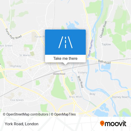 York Road map