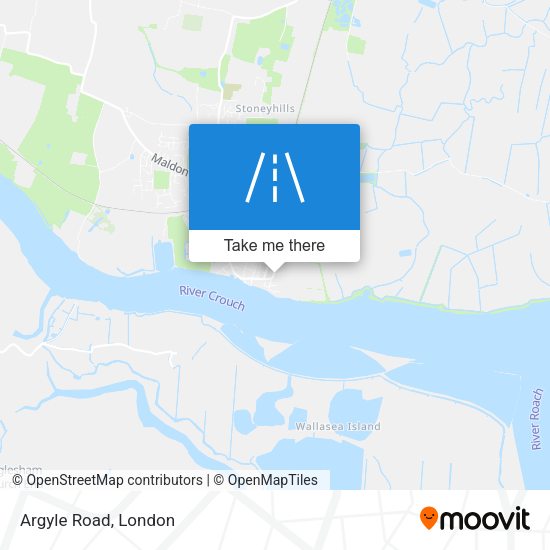 Argyle Road map