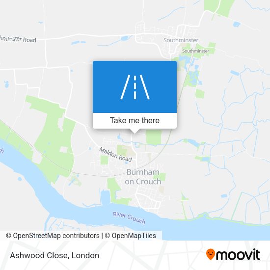 Ashwood Close map