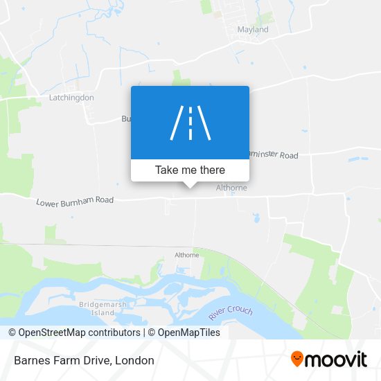 Barnes Farm Drive map