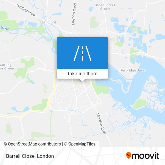 Barrell Close map