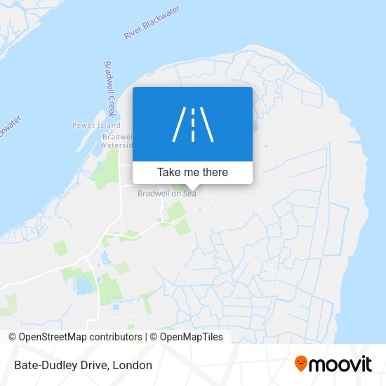 Bate-Dudley Drive map