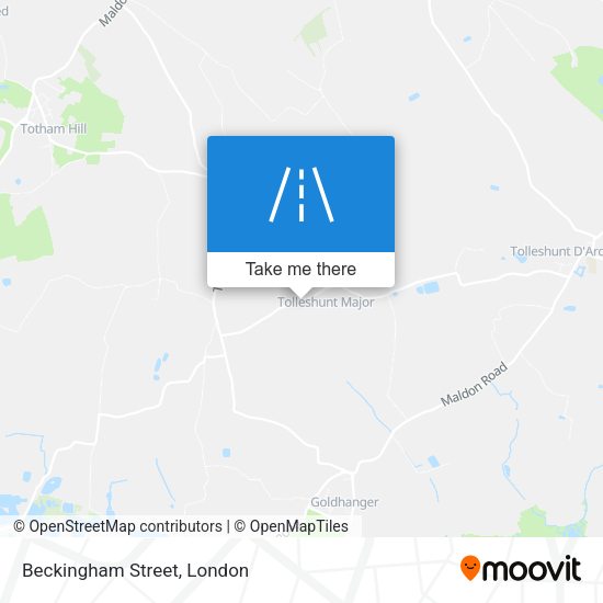 Beckingham Street map