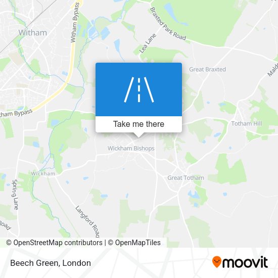 Beech Green map