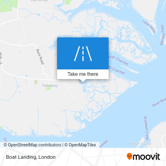 Boat Landing map