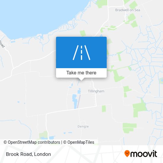 Brook Road map