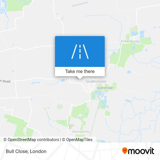 Bull Close map