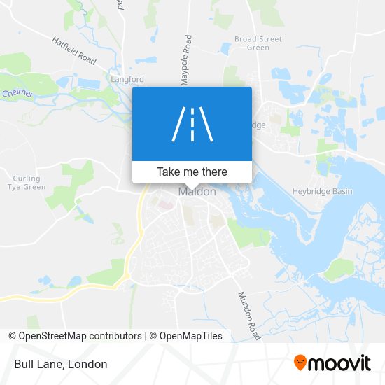 Bull Lane map