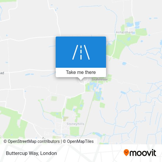 Buttercup Way map