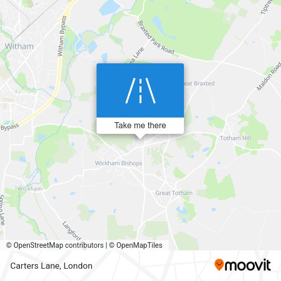 Carters Lane map