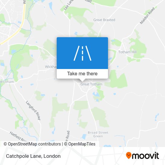 Catchpole Lane map