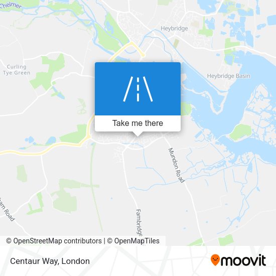 Centaur Way map