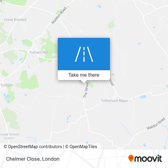 Chelmer Close map