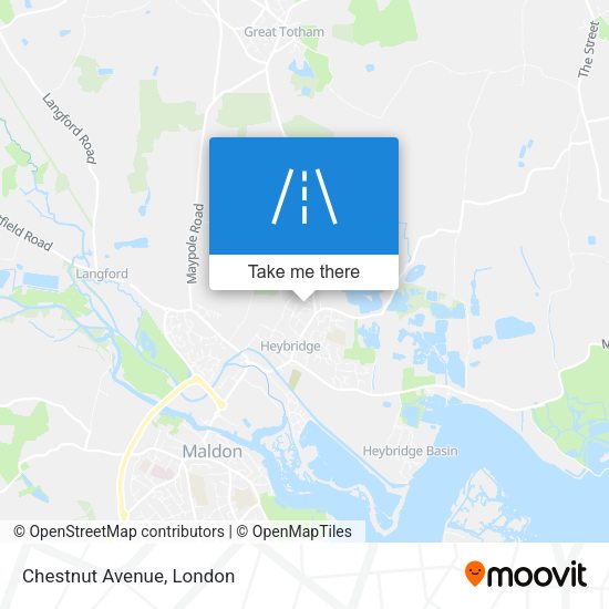 Chestnut Avenue map