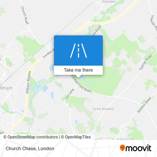 Church Chase map