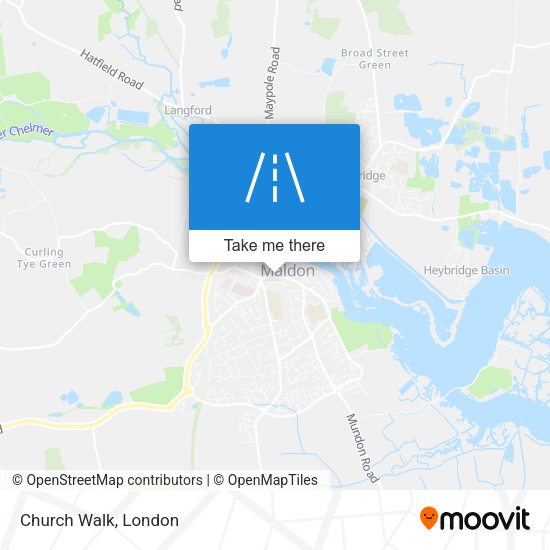 Church Walk map