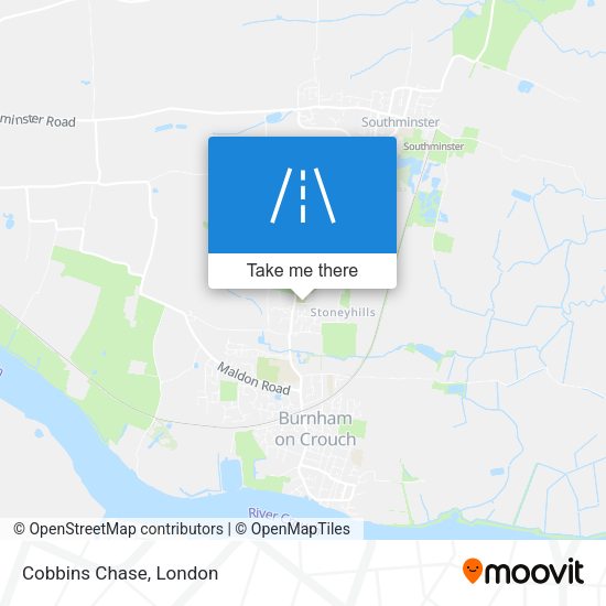Cobbins Chase map