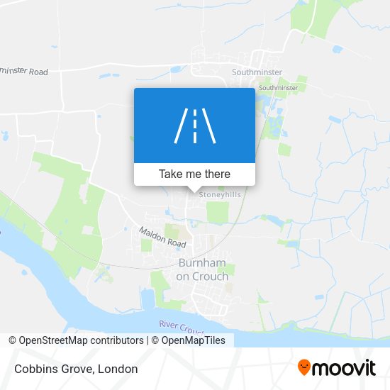 Cobbins Grove map