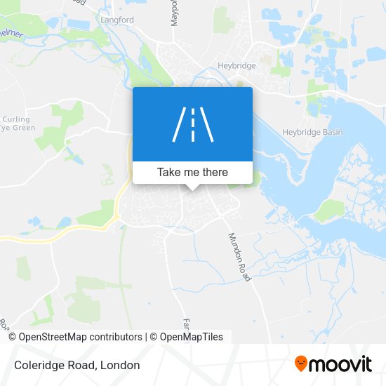 Coleridge Road map