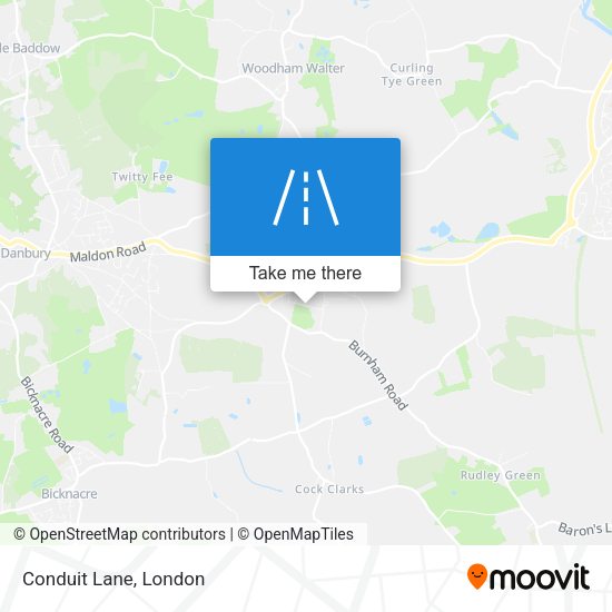 Conduit Lane map
