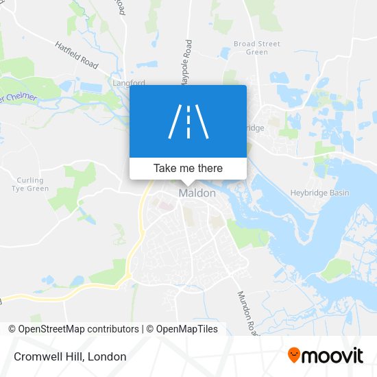 Cromwell Hill map