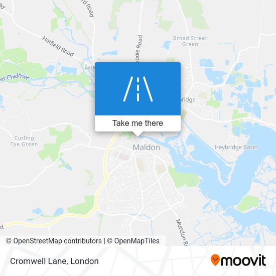 Cromwell Lane map