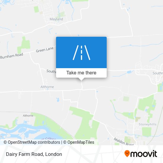 Dairy Farm Road map