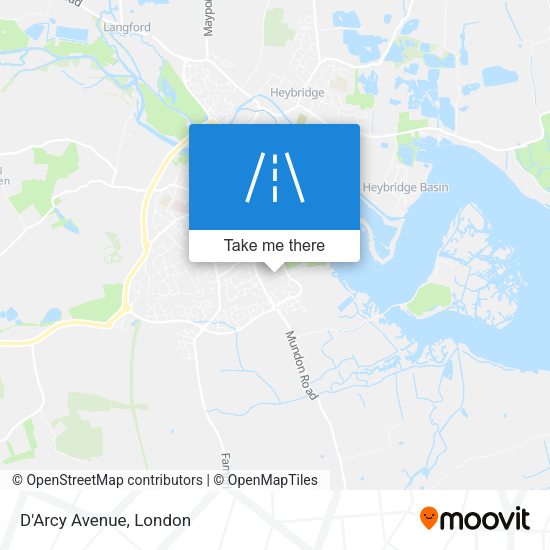 D'Arcy Avenue map