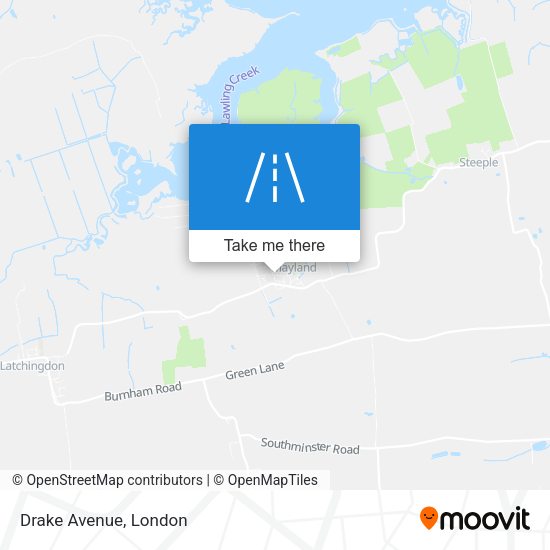 Drake Avenue map