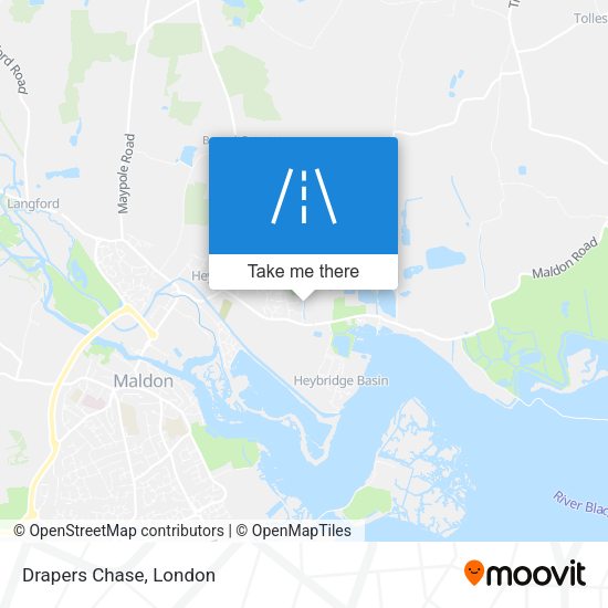 Drapers Chase map