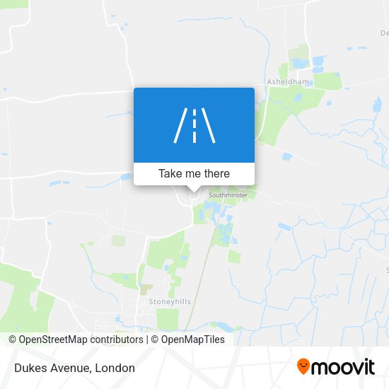 Dukes Avenue map