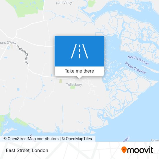 East Street map