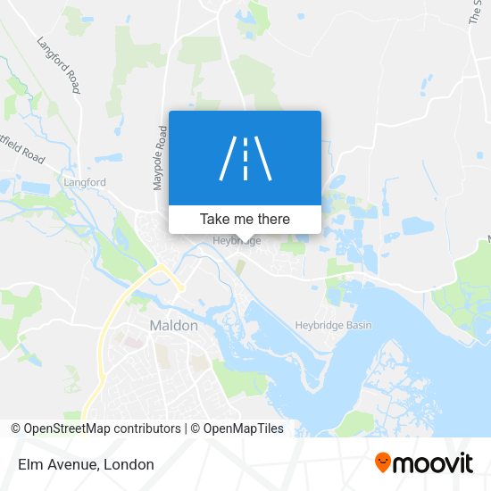 Elm Avenue map