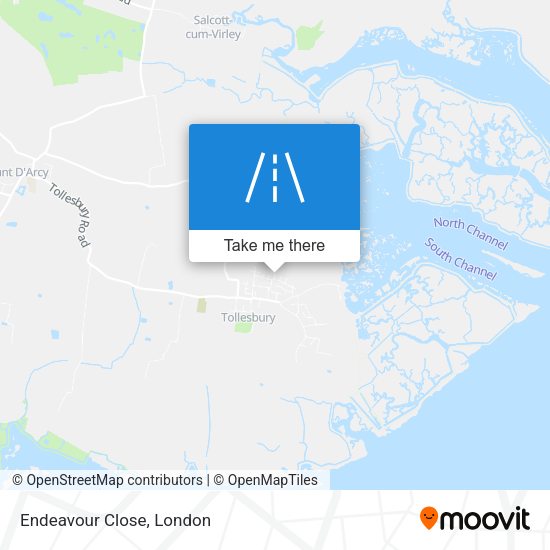 Endeavour Close map